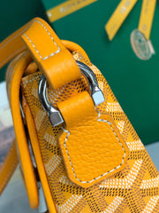 GRAND BLEU 16 IN YELLOW GOYARDINE CANVAS AND LAMBSKIN