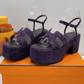 JAM 30 SANDAL IN VIOLET SUEDE
