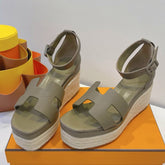 ELDA ESPADRILLE IN MOCHA BROWN EPSOM CALFSKIN