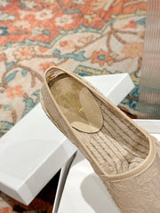 ESPADRILLES IN BEIGE MESH