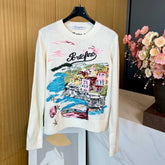 DIOR 25S LONG-SLEEVE CREW NECK T-SHIRT STYLE 199