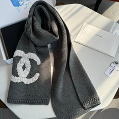 CHANEL 25S SCARF 170 CM IN CASHMERE 943790
