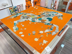 HERMES 25S SCARF 140 IN SILK 724764