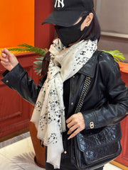 CHANEL 25S SCARF 200 IN CASHMERE 728987