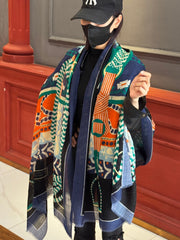 HERMES 25S SCARF 200 IN CASHMERE SILK 730597