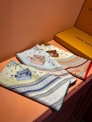 LV SCARF 140 CM IN SILK 730621