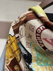 LV SCARF 140 CM IN SILK 732101