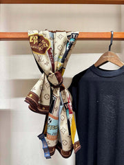 LV SCARF 140 CM IN SILK 732101