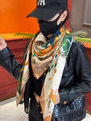 HERMES 25S SCARF 140 IN SILK 733915