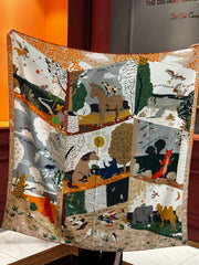 HERMES 25S SCARF 140 IN SILK 733915