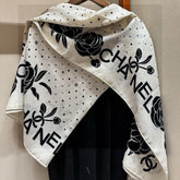 CHANEL 25S SCARF 140 IN SILK 735806