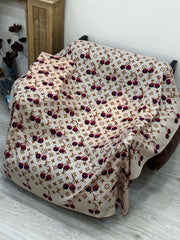 LV SCARF 140 CM IN WOOL MIX SILK 737263