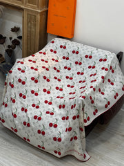 LV SCARF 140 CM IN SILK-CASHMERE BLEND 737267