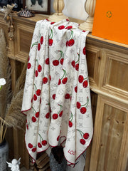 LV SCARF 140 CM IN SILK-CASHMERE BLEND 737267