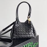 BV Small Parachute 21 Black Lambskin Ghw