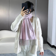SCRAF 190 CM IN PINK CASHMERE