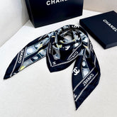 CHANEL 25S SCARF 88 IN SILK 737191