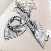 DIOR SCARF 90 CM IN SILK FABRIC 724823