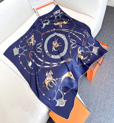 HERMES 25S SCARF 90 IN SILK 720008