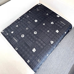 CHANEL 25S SCARF 90 IN SILK 724783