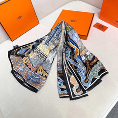 HERMES 25S SCARF 90 IN SILK 726443