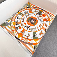 HERMES 25S SCARF 90 IN SILK 730646