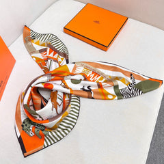 HERMES 25S SCARF 90 IN SILK 730646