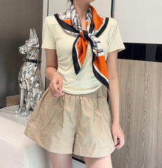 HERMES 25S SCARF 90 IN SILK TWILL 733934