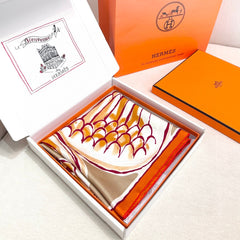 HERMES 25S SCARF 90 IN SILK TWILL 733935