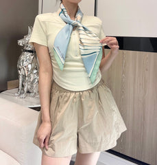 HERMES 25S SCARF 90 IN SILK TWILL 733937