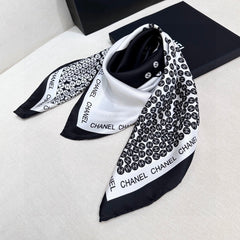 CHANEL 25S SCARF 90 IN SILK 732108