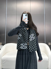 CHANEL 25S SCARF 185 IN CASHMERE 721526