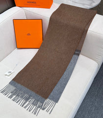 HERMES 25S SCARF 180 IN CASHMERE 854602
