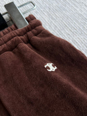 CELINE VELVET DRAWSTRING WAIST SHORTS 275633