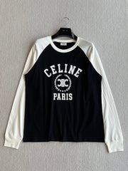 CELINE LONG SLEEVE PRINTED T-SHIRT 275643