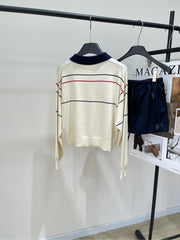 CELINE LONG-SLEEVE POLO SWEATER 275968