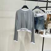 PRADA TWO-PIECE LONG SLEEVE T-SHIRT 273175