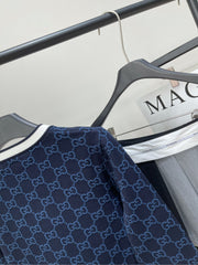 GUCCI CREW NECK CARDIGAN WITH WHITE TRIM 276013