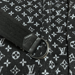 DIOR HOODED COAT IN BLACK WOOL