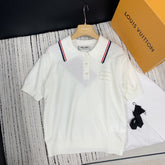 MIUMIU BUTTON-UP KNIT SWEATER WITH LAPEL COLLAR 268101