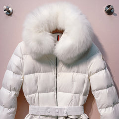 MONCLER 25S COAT IN WHITE 056