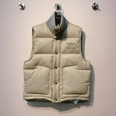CELINE 25S UFFER VEST WITH KNIT COLLAR 0044