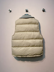 CELINE 25S UFFER VEST WITH KNIT COLLAR 0044