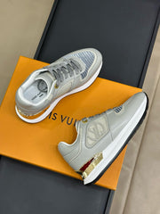 LV NEO RUN AWAY SNEAKER IN DOLPHIN GRAY CALFSKIN