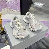 STAPLER SNEAKER IN BEIGE AND GREY POLYURETHANE AND POLYESTER