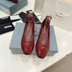 PRA NAPPA MARY JANE PUMPS JAM LAMBSKIN