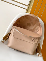 LV 25S TAKEOFF BACKPACK 43 IN BEIGE CALFSKIN