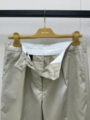 MIUMIU HIGH-WAISTED WIDE-LEG PANTS STYLE 52