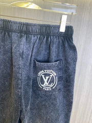 LV CASUAL SHORT BLACK DENIM 239582