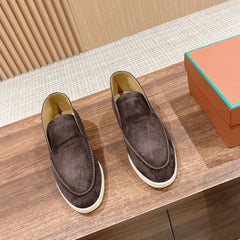 LP OPEN WALK LOAFERS ASH BROWN SUEDE